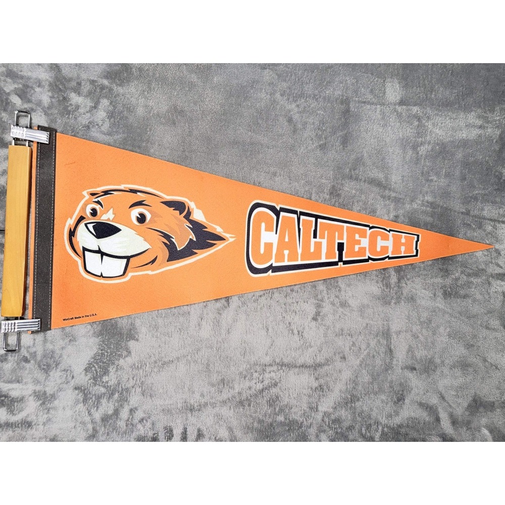 Caltech Pennant Beavers Wincraft College University Decor Orange Sports